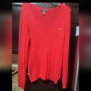 Ralph Lauren women's red sweater